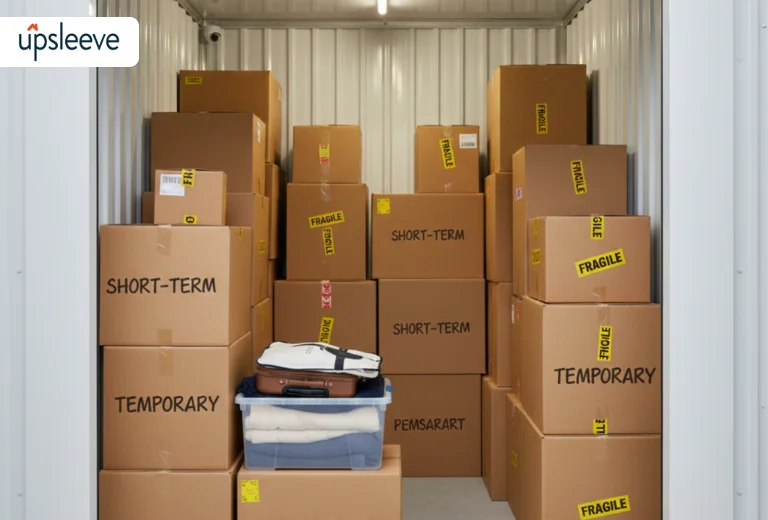 CCTV-monitored short-term storage