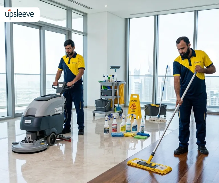 deep cleaning services UAE grease stain removal kitchen surfaces
