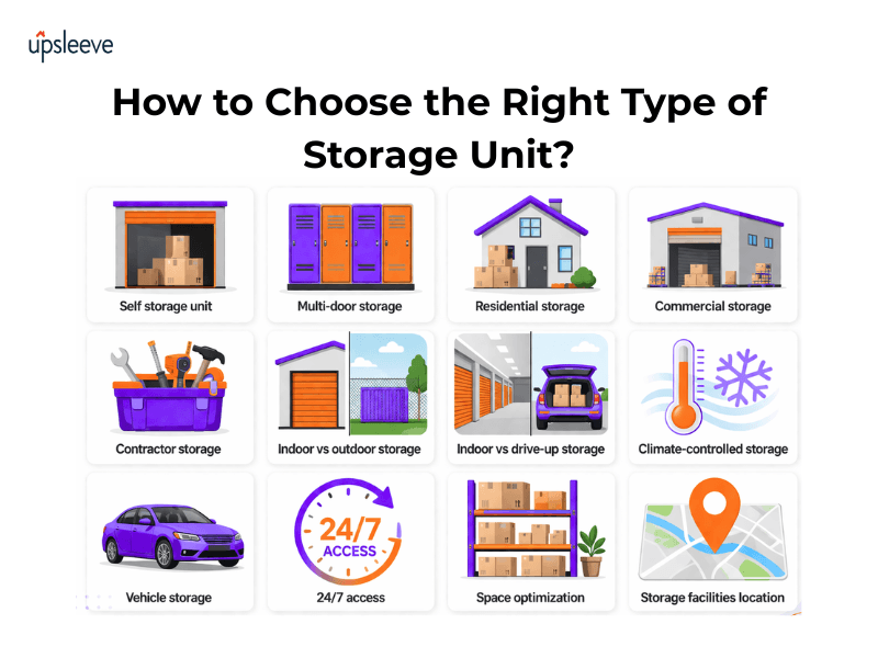 How to Choose the Right Type of Storage Unit