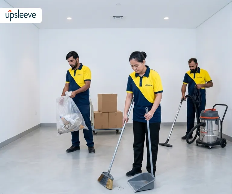trash removal UAE waste disposal cleaning service
