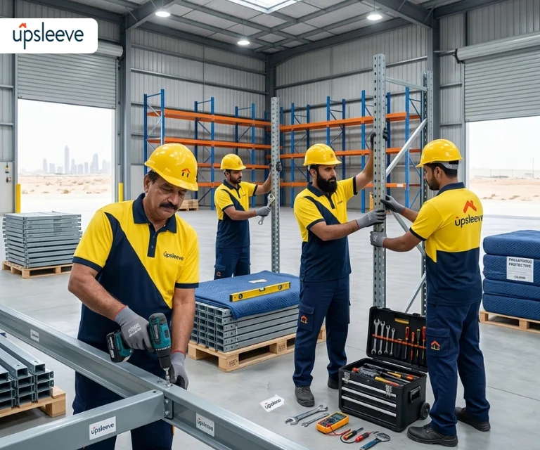 Installing Pallet Racking