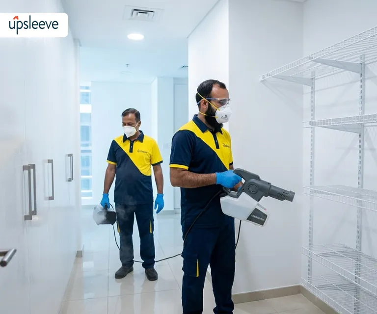 sanitization services UAE disinfect surfaces home cleaning