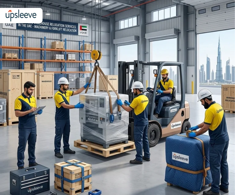 Moving Machines with Forklifts